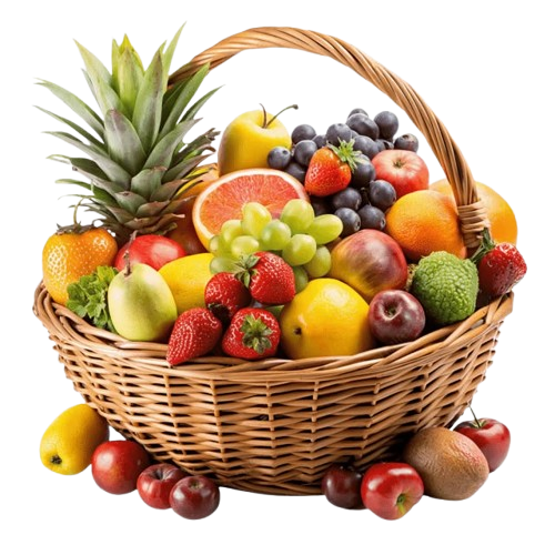 Panier de fruits frais